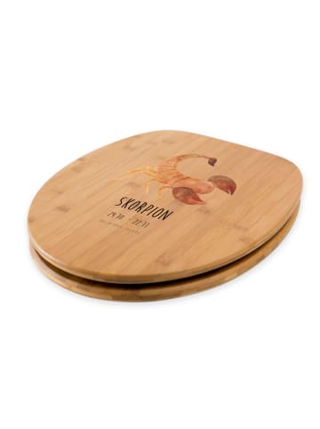 Mr. & Mrs. Panda Toilettendeckel Sternzeichen Skorpion Classic m... in Braun
