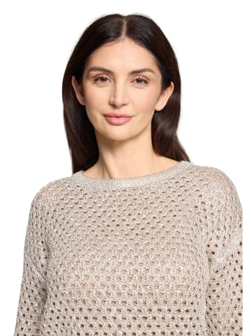 Betty Barclay Strickpullover in taupe silber - 0001