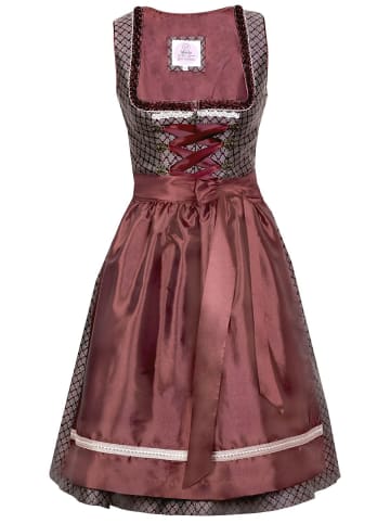 MarJo Dirndl KAETHE in bordeaux-gold