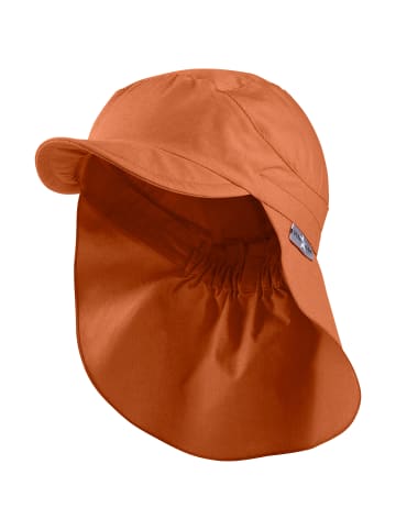 Sterntaler Schirmmütze mit Nackenschutz Basic in mittelrot