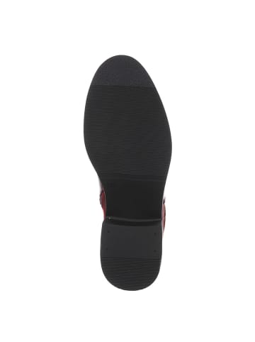 Ital-Design Stiefelette in Weinrot
