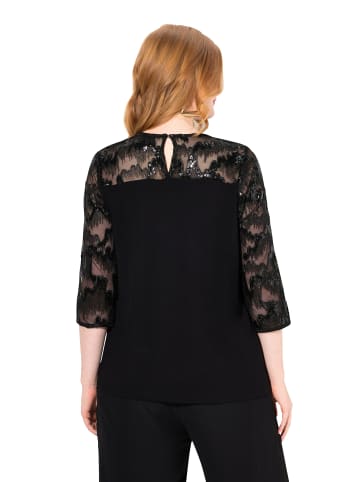 Ulla Popken Shirt in schwarz