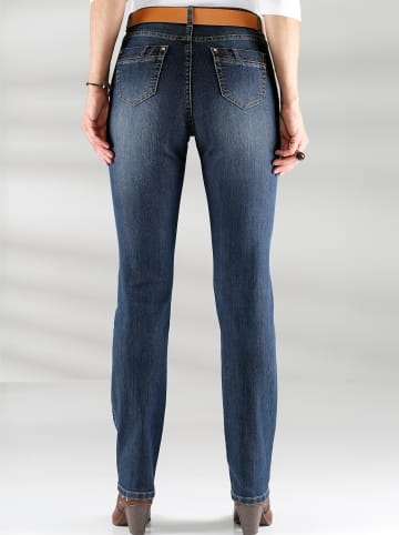 WITT WEIDEN 5-Pocket-Jeans in blue-stone-washed