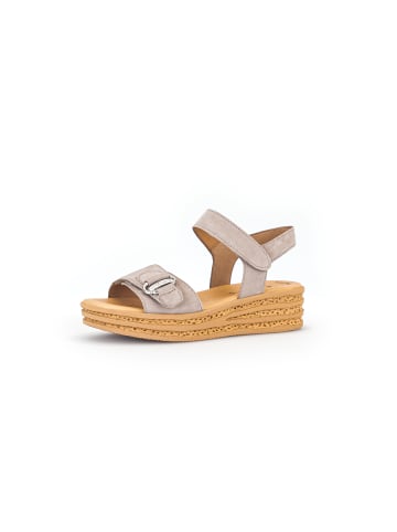 Gabor Fashion Plateau Sandale in beige