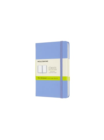 Moleskine Notizbuch mit festem Einband, 70g-Papier, Blanko "Classic" in Hortensien Blau