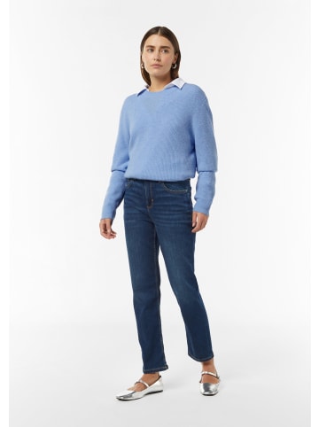 comma CI Strickpullover langarm in Blau