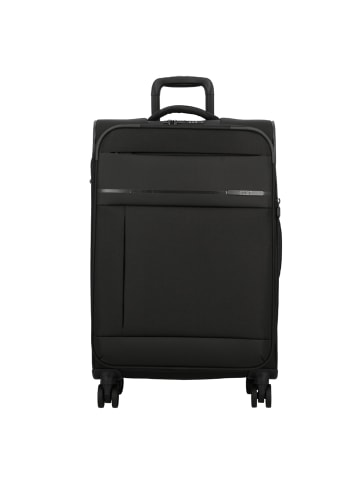 Jump Monthélys 4 Rollen Trolley 67 cm mit Dehnfalte dark grey