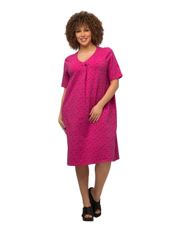 Ulla Popken Jerseykleid in fuchsia pink