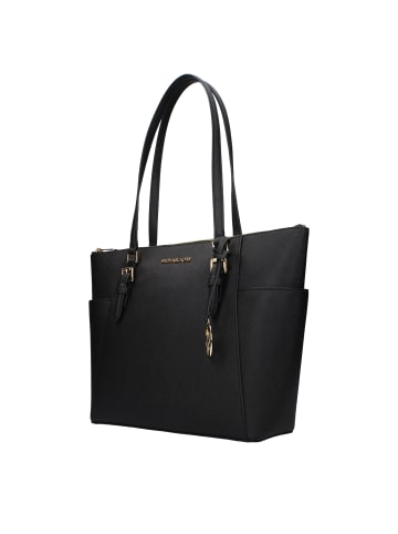 Michael Kors Schwarz Leder Schulter Tasche