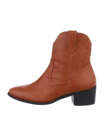 Ital-Design Stiefelette in Camel