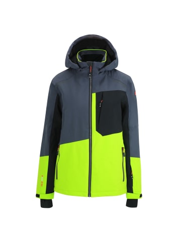 Killtec Skijacke mit Kapuze und Schneefang in Grau