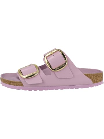 Birkenstock Sandale Arizona Big Buckle Naturleder Lack schmal in lila