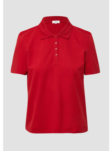 s.Oliver Polo-Shirt in 3533_mohnrot