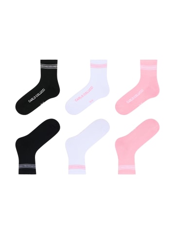 Carlo Colucci Sportsocken Elliscasis in Rosa