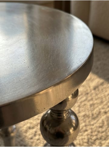 KADIMA DESIGN Beistelltisch 44x44x63 cm Aluminium mit drei verschiedenen Beinen,