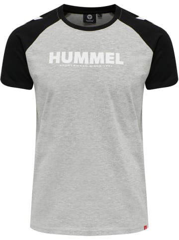 Hummel Hummel T-Shirt Hmllegacy Erwachsene Atmungsaktiv in GREY MELANGE