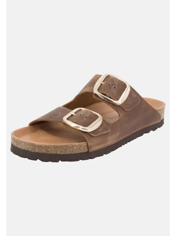 Piece of Mind Pantoletten Comfort in Cognac