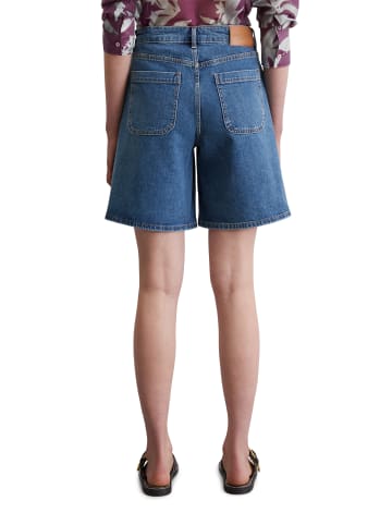 Marc O'Polo Jeans Bermuda wide in Medium Blue