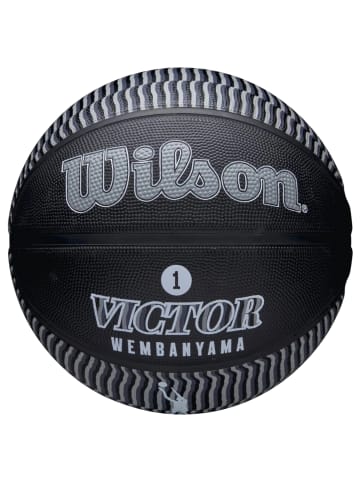 Wilson Wilson NBA Player Icon Outdoor Ball in Schwarz