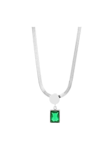 Adeliás Damen Halskette mit Anhänger – aus Edelstahl in silber