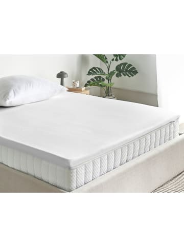 Beliani Topper RESTFUL in Weiß - (W) 160 x (H) 3.5 x (L) 200 cm