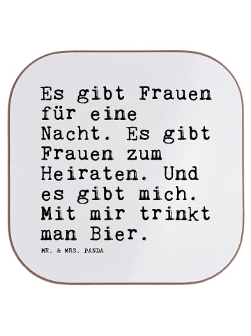 Mr. & Mrs. Panda Tischschoner Es gibt Frauen für... mit Spruch in Weiß