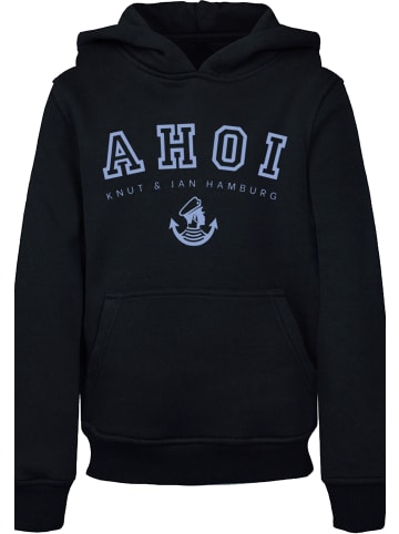 F4NT4STIC Hoodie Ahoi Knut & Jan Hamburg in schwarz