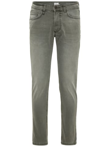 Camel Active Slim Fit 5-Pocket Jeans in Oliv Braun