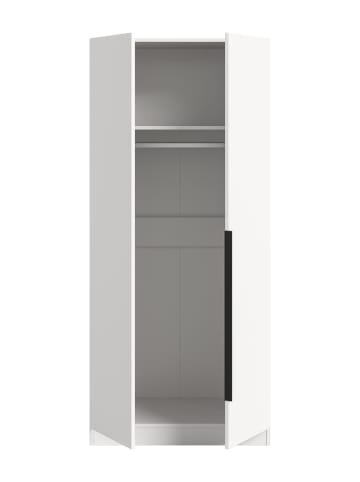 ebuy24 Kleiderschrank Kopenhagen Weiß 80 x 52 cm