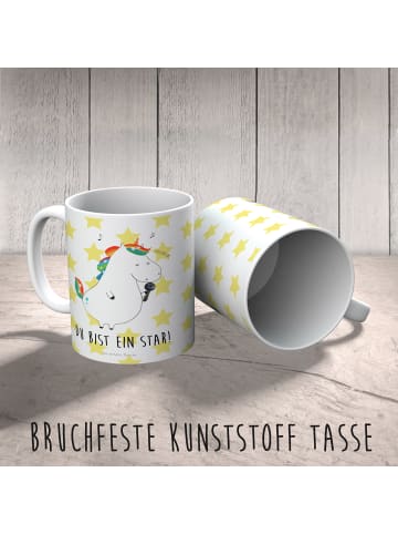 Mr. & Mrs. Panda Kinderpott Einhorn Sänger mit Spruch in Weiß
