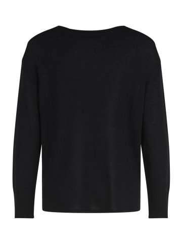Betty Barclay Feinstrickpullover mit Strass in Schwarz