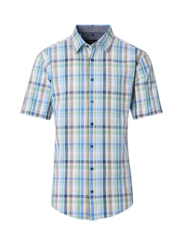 CASAMODA Freizeithemd Kurzarm in Grün