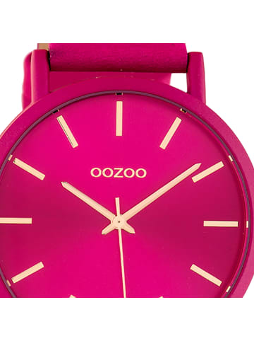 Oozoo Armbanduhr Oozoo Timepieces violett, fuchsia groß (ca. 42mm)