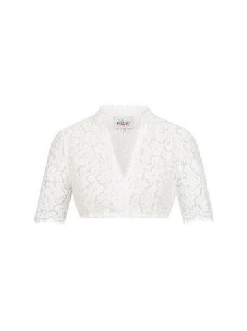 Nübler Kurze Bluse Trachtenmode für Damen in natur