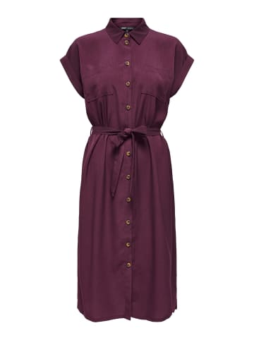 ONLY Hemdblusenkleid in Winetasting