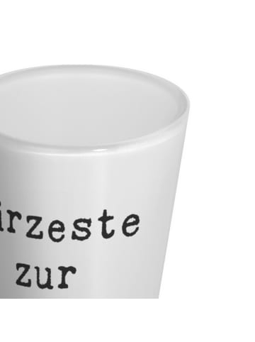 Mr. & Mrs. Panda Schnapsglas Spruch Schnapsglas Party mit Spruch in Transparent