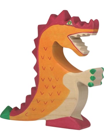 Holztiger Drache aus Holz - rot - ab 3 Jahren