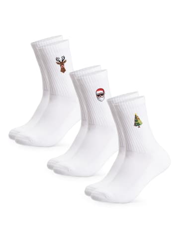 Occulto 3er Pack Weihnachts Tennissocken Claus in Xmas1