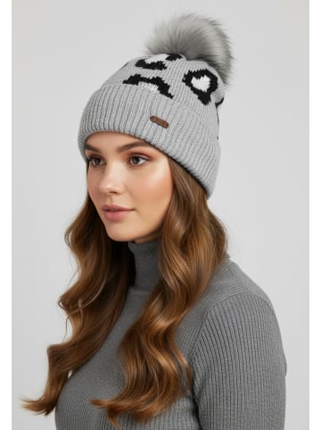 Faera Weiche und warme Wintermütze für stilvolle Looks in der Kälte. in Grau