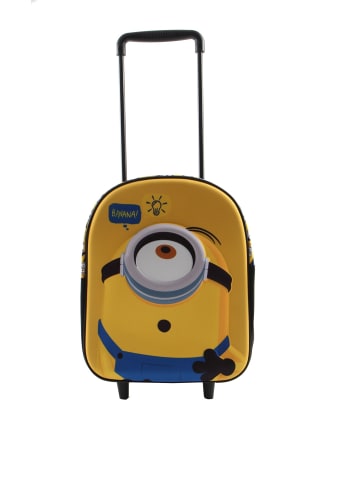 Minions Rucksack mit Rädern Minions 31cm 3D-Augen in Gelb