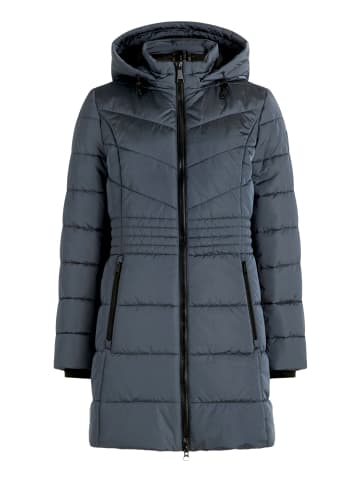 Betty Barclay Steppjacke mit abnehmbarer Kapuze in Grau