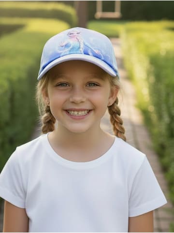 Disney Frozen Die Eiskönigin Kappe Elsa Frozen Kinder Cap Basecap Baseballkappe in blau