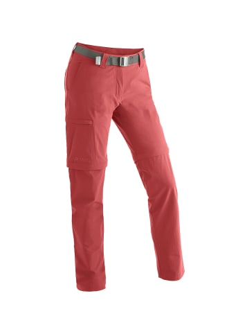 Maier Sports Inara slim zip Da-Zip Off Hose el. in Rot4541
