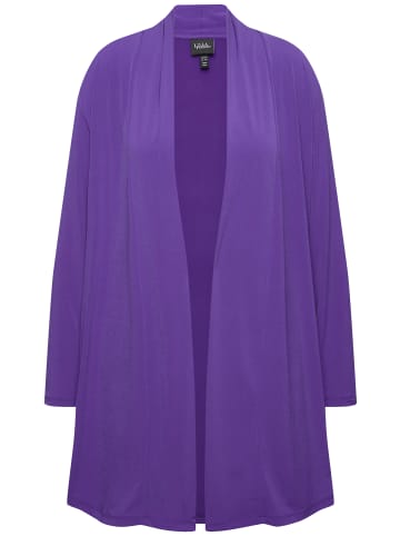 Ulla Popken Shirtjacke in dunkel saphir