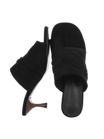 Ital-Design High-Heel Sandalette in Schwarz