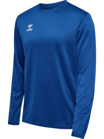 Hummel Hoodie "Hmlessential Sweatshirt" in Blau