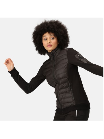 Regatta Strickfleecejacke Colliston in Schwarz