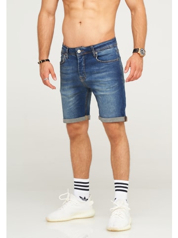 behype Jeans-Shorts JOSEY in Tint Blue