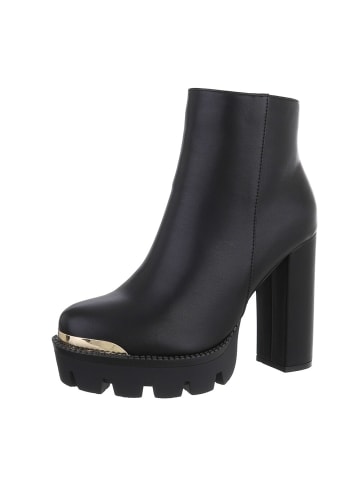 Ital-Design Stiefelette in Schwarz