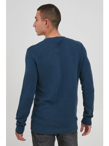 !SOLID Strickpullover SDNicholas 21300737-ME Feinstrickpullover mit Rundhalsausschnitt in Blau